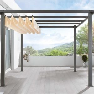 برجولا قابل للسحب